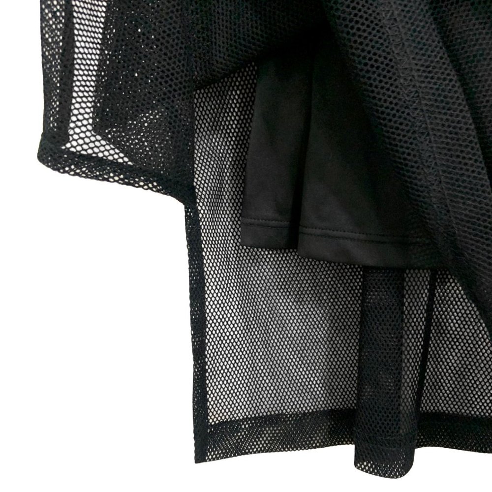 Mesh Short Sleeve Dress w/ Mini Dress Underneath - Picture 5 of 7